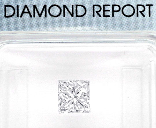 Foto 2 - Princess Diamant 0,7ct IGI Top Wesselton Plus VS2 VG VG, D6019