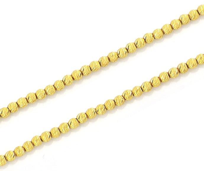 Foto 2 - Brillierende Goldkette und Armband Gelbgold, K3456