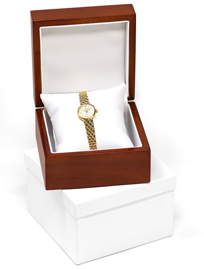 Foto 5 - Tissot Damen Uhr 1853 Le Locle in massiv 750er Gelbgold, U2522
